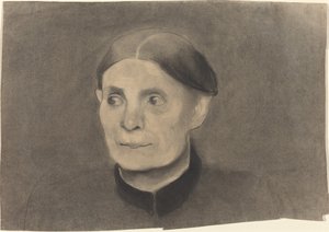 Porträtt av en kvinna av Paula Modersohn Becker