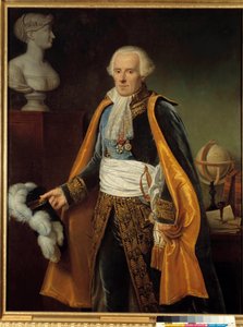 Porträtt av Pierre Simon, markis de Laplace (La Place) (1745-1827) Astronommålning av Paulin Guerin (1783-1855) 1800-talets sön. 1,46 x 1,13 m av Paulin Jean Baptiste Guerin