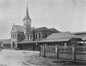 Järnvägsstationen i Campinas, 1895