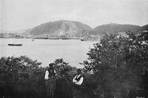 Hamnen i Santos, 1895