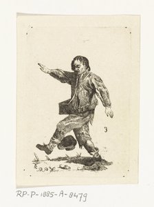springande man av Paulus Charles Gerard Poelman