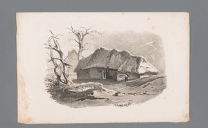 Utsikt över en lada Principer för landskap (serietitel) Principles de paysages (serietitel)