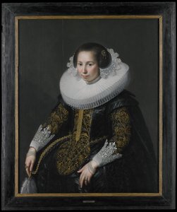 Porträtt av Catharina van Voorst av Paulus Moreelse