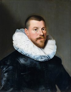 Porträtt av en medelålders man av Paulus Moreelse