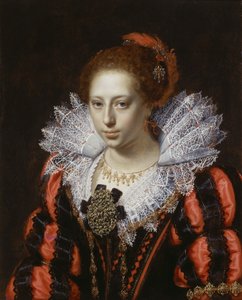 Porträtt av en ung dam, ca 1620 av Paulus Moreelse