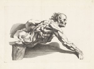 Anatomisk studie av lutande människa Ritboken av Peter Paul Rubens (serietitel)