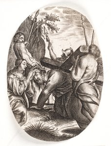 Kristus bär korset av Paulus Pontius
