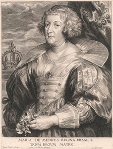 Marie de Medicis, Frankrikes drottning, de tre kungarnas moder
