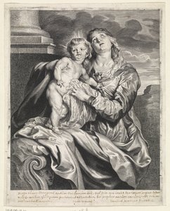 Maria med Jesusbarnet av Paulus Pontius