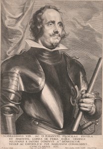 Den ädlaste mannen och D. Emanuel Frockas Finyra och Pimentel, greve av Feria Eqes av militärorden av St. James, Lord Sæ. Hans Majestäts kungliga och katolska rådman Kammarherre Etc. av Paulus Pontius
