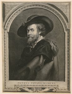 Porträtt av Peter Paul Rubens av Paulus Pontius