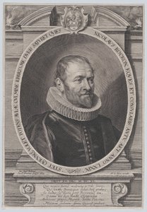 Porträtt av Nicholaes Rockox, 1639, 1639. av Paulus Pontius