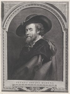 Porträtt av Peter Paul Rubens, 46 år, 1630, 1630. av Paulus Pontius