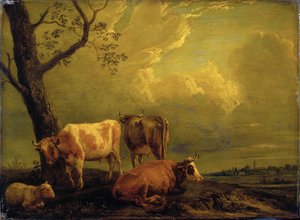Nötkreatur och får av Paulus Potter