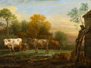 Boskap på en äng av Paulus Potter