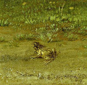 Padda, detalj av en landsman med sin flock, 1648 (se 242089) av Paulus Potter