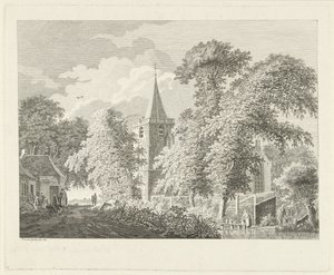 Byutsikt i Maartensdijk, 1753