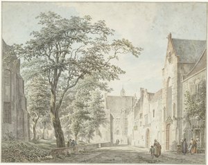 Utsikt över staden Montfoort