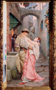 ""Messaline"" Representation av Valeria Messalina, grande debauchee de la Rome antique. Peinture de Pavel Alexandrovich Svedomsky (Svedomski) (1849-1904) 1900 Kazan, Statens konstmuseum i Tatarstan, Ryssland