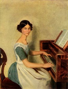 Porträtt av Nadezhda Petrovna Zhdanovichova, 1849, 1965.