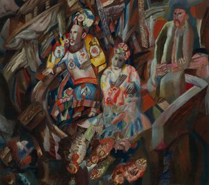 Öst och väst, 1912-1913 av Pavel Nikolayevich Filonov
