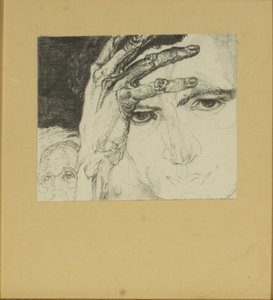 Självporträtt av Pavel Nikolayevich Filonov