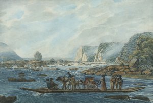 En färjescen på Susquehanna vid Wright