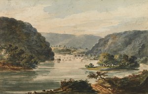 En utsikt över Potomac vid Harpers Ferry, 1811-ca. 1813.