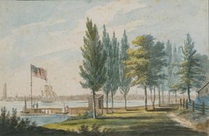 Philadelphia från andra sidan Delawarefloden, 1811-ca. 1813.
