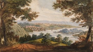 Washington och Georgetown från Alexandria Road, 1811-ca. 1813.