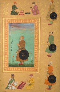 Porträtt av Islam Khan Mashhadi, 1600-talet.