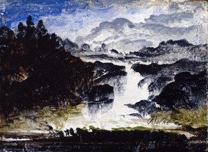 Ett vattenfall av Peder Balke