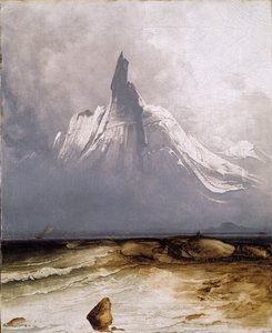 Stetind i dimma av Peder Balke