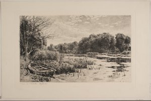 Dammen vid Strandmøllen av Peder Monsted