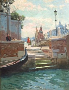 P.Mönsted, Sommertag in Venedig av Peder Monsted
