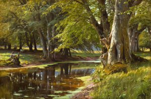 Peder Mönsted, Sommardag vid skogsbäcken av Peder Monsted