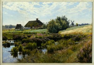Sommardag på landsbygden av Peder Monsted