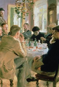 Lunchtid, 1883 av Peder Severin Krøyer