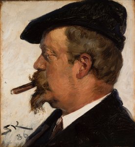 Porträtt av Vilhelm Rosenstand av Peder Severin Krøyer