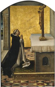 Sankt Peter Martyr vid bönen, 1493-1499 av Pedro Berruguete