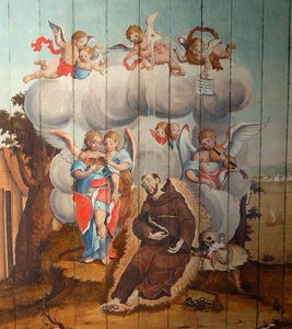 Portugisiska: Den helige Franciskus lidande och död av Pedro Caetano