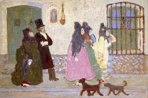 Att gå på promenad; De Paseo av Pedro Figari