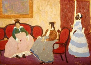 Los Mirinaques, ca 1925 (olja ombord) av Pedro Figari
