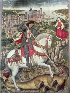 St George och draken av Pedro Nisart