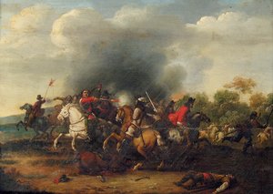En kavalleristrid av Peeter Snayers