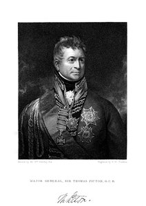 Sir Thomas Picton, brittisk soldat, 1800-talet.