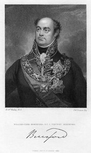 William Beresford, 1:e Viscount Beresford, brittisk soldat och politiker, 1830.