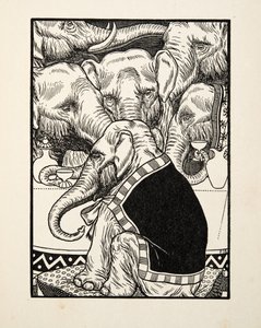 A Comedy of Quadrupeds, från A Hundred Anecdotes of Animals, pub. 1924 av Percy J. Billingshurst