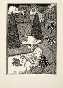 En trogen följeslagare, från Hundra anekdoter av djur, pub. 1924 av Percy J. Billingshurst