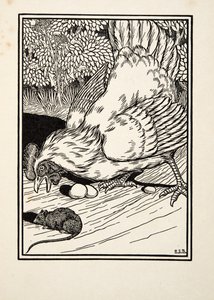 A Strange Mouser, från A Hundred Anecdotes of Animals, pub. 1924 av Percy J. Billingshurst